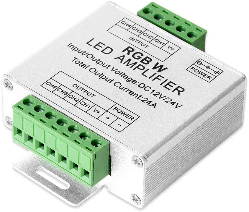 Amplificador de tira LED RGB/RGBW 5050 con 4 pines  5 pines DC12V  DC24V 5050SMD tira de LED