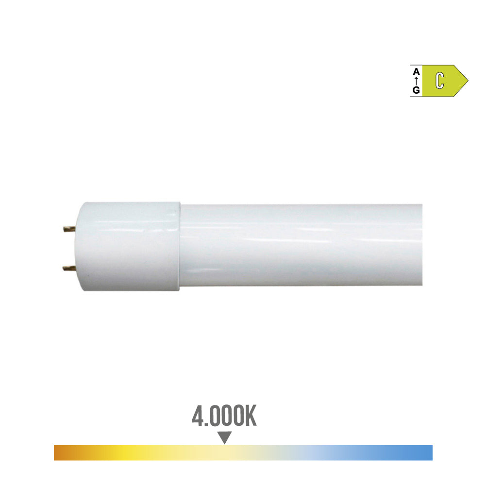 Tubo led t8 9w 1.460lm 4.000k luz día clase c edm