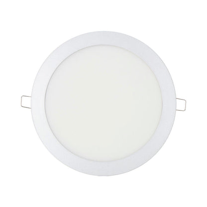 Downlight led empotrable redondo 20w luz fria 6400k 1500lm cromado ø22,5cm edm