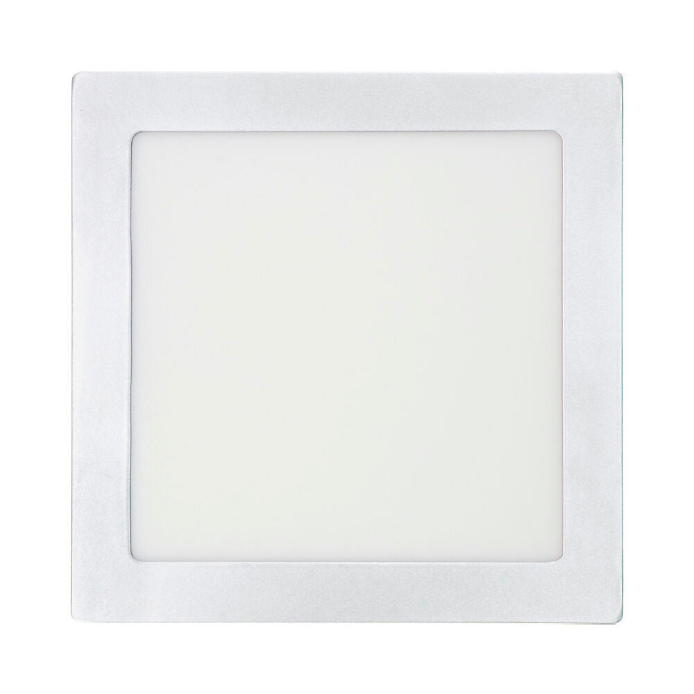 Downlight led superficie cuadrado 20w 1500lm 4000k luz dia blanco 22,5x22,5x4cm edm