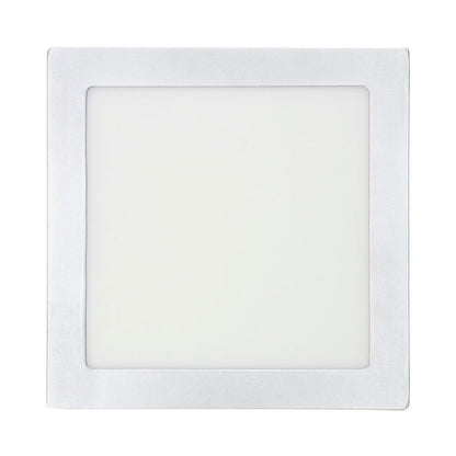 Downlight led superficie cuadrado 20w 1500lm 4000k luz dia blanco 22,5x22,5x4cm edm