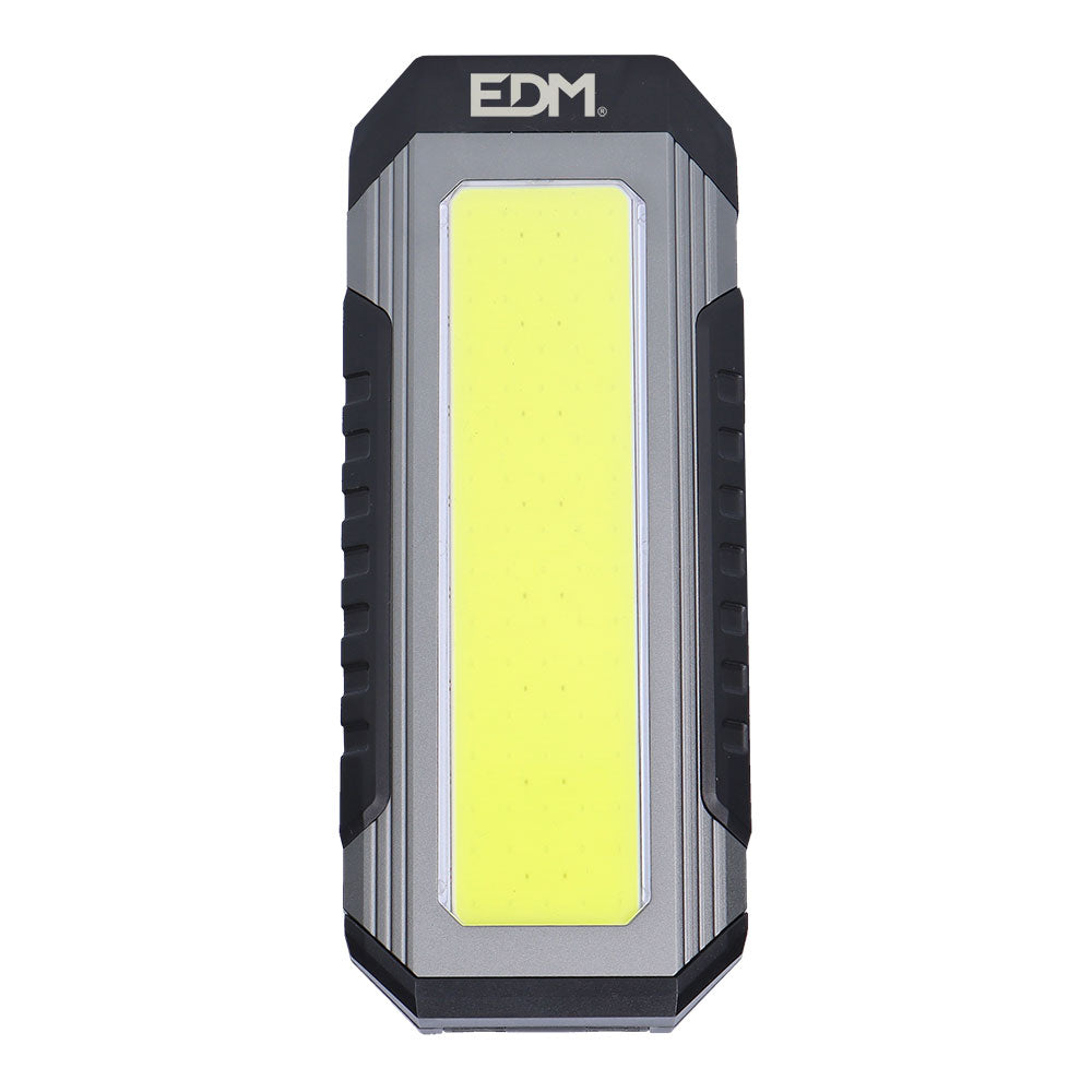 Linterna led de aluminio 10w 3 leds 1000lm 2x2000mah edm