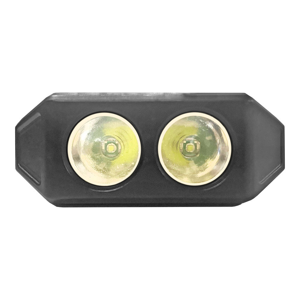 Linterna led de aluminio 10w 3 leds 1000lm 2x2000mah edm