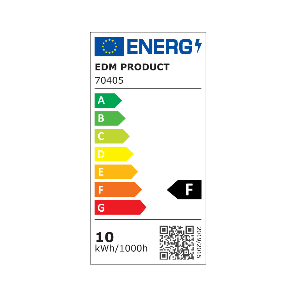 Foco proyector led 10w 800lm 4000k luz dia black series 9,2x8,1x2,7cm edm