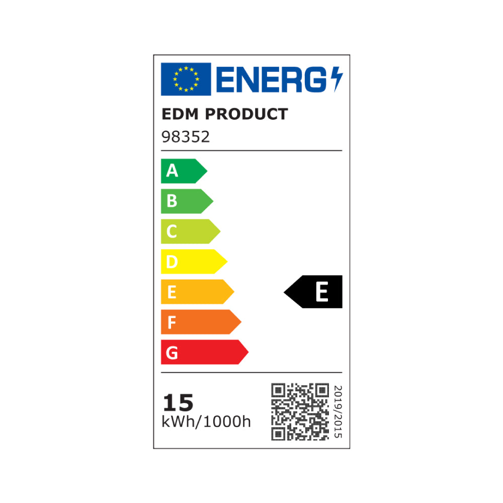 Bombilla standard led e27 17w 1900lm 6400k luz fria ø6,5x12,5cm edm