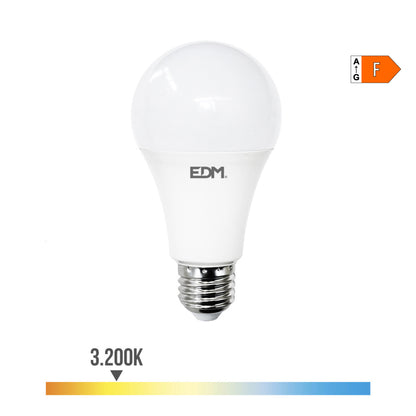 Bombilla standard led e27 24w 2600lm 3000k luz calida ø7x13,6cm edm