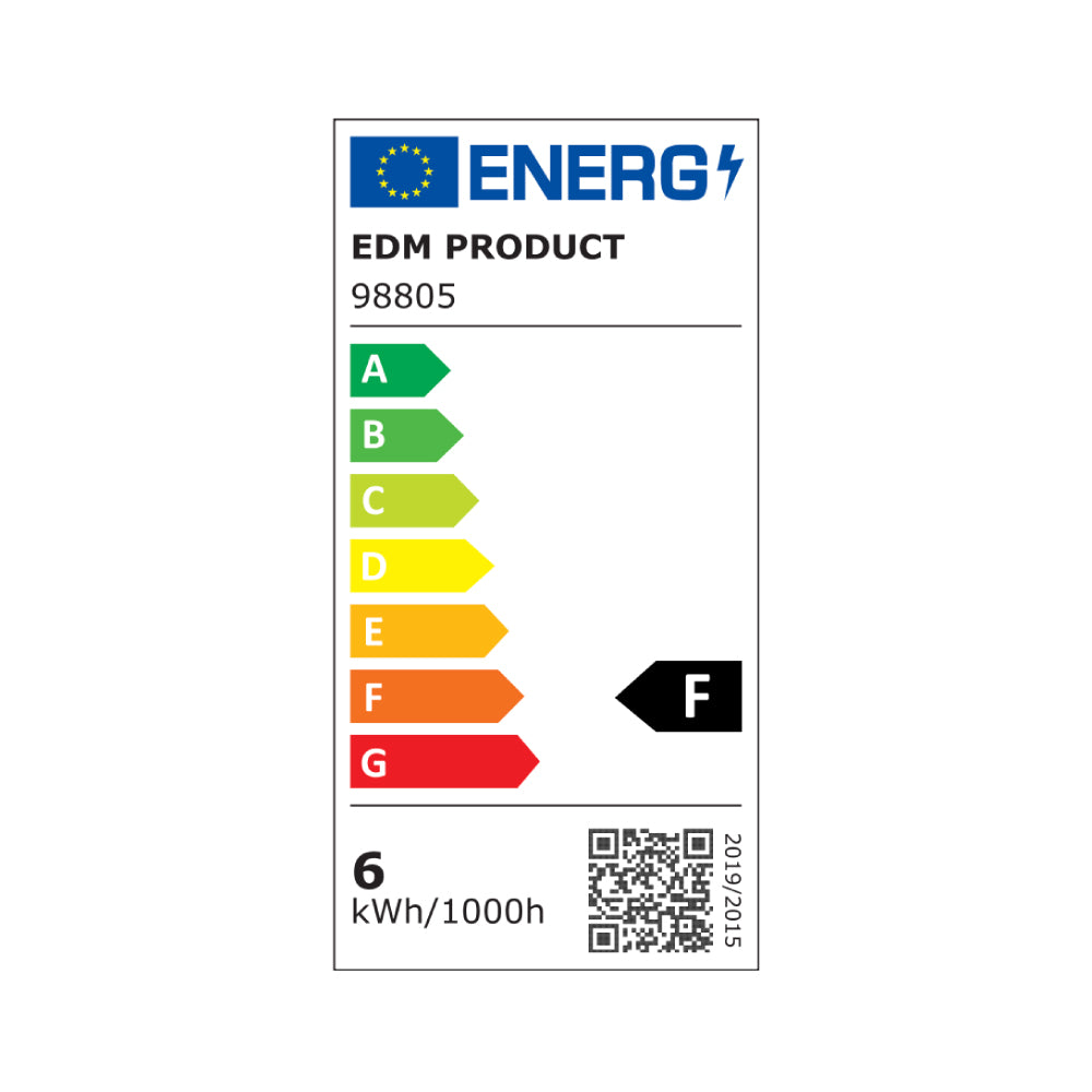 Linestra led 1 casquillo s14d 7w 600lm 2700k luz calida 300x30x47mm edm