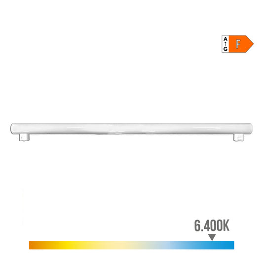 Linestra led 2 casquillos s14s 18w 1800m 6400k luz fria 100xø30x47mm edm