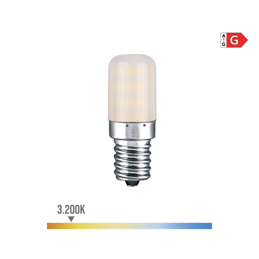 Bombilla pebetero tubular led e14 3w 300lm 3200k luz calida ø1,8x5,2cm edm