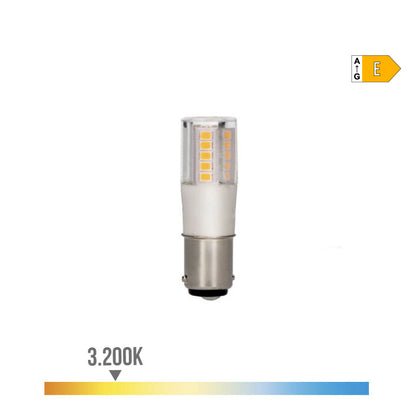 Bombilla bayoneta led b15d 6w 700lm 3200k luz calida ø1,7x5,7cm edm