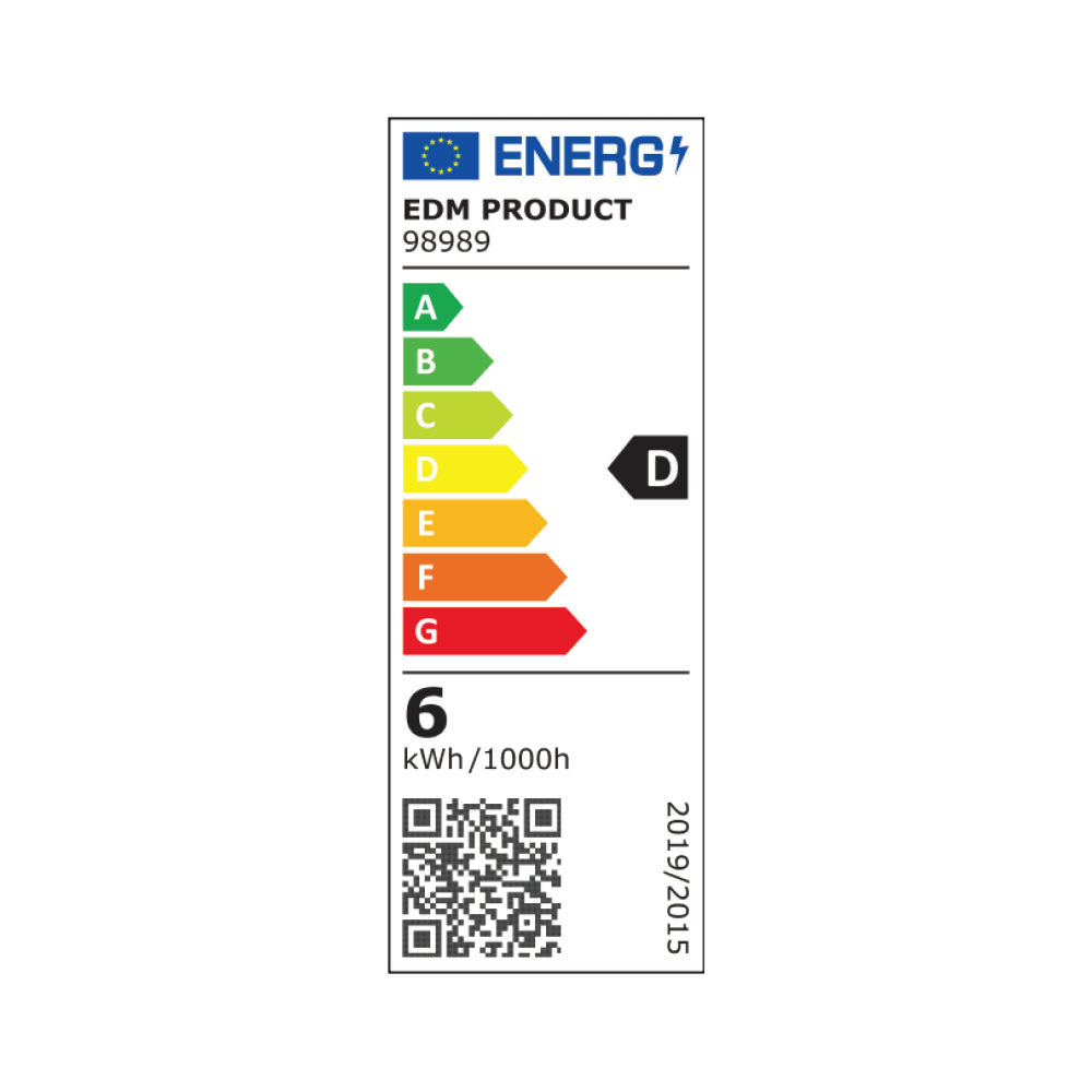 Bombilla lineal led 78mm r7s 5.5w 600lm 4000k luz dia ø1,5x7,8cm edm