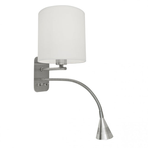 AJP RESORT 10431 SATIN NICKEL WALL LAMP