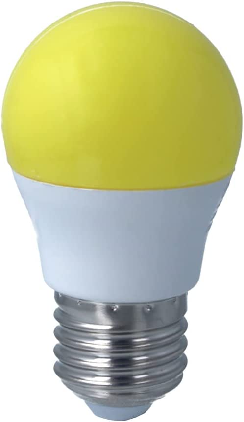 Bombilla De Led Amarillo 1W Esférica E27