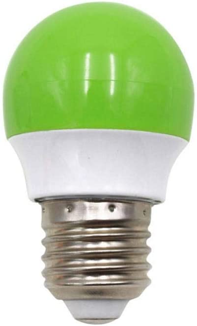 GREEN LED bulb spherical 3W E27