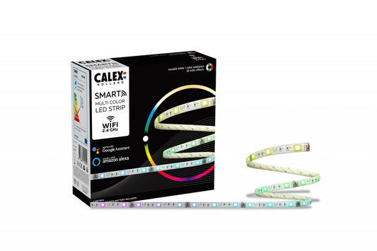 Calex Tira led 429240, plástico, 24 W, RGB-Blanco