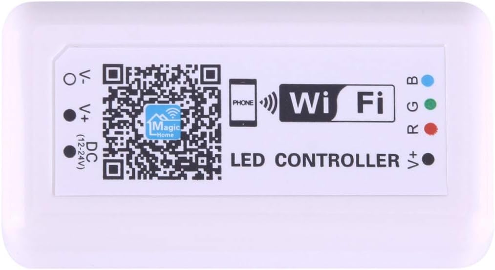 Controlador LED RGB Wifi para la mayoría de luces LED RGB, controlador inteligente para el hogar