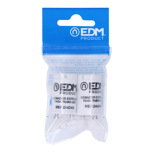 Pack 2 cebadores tubos led edm