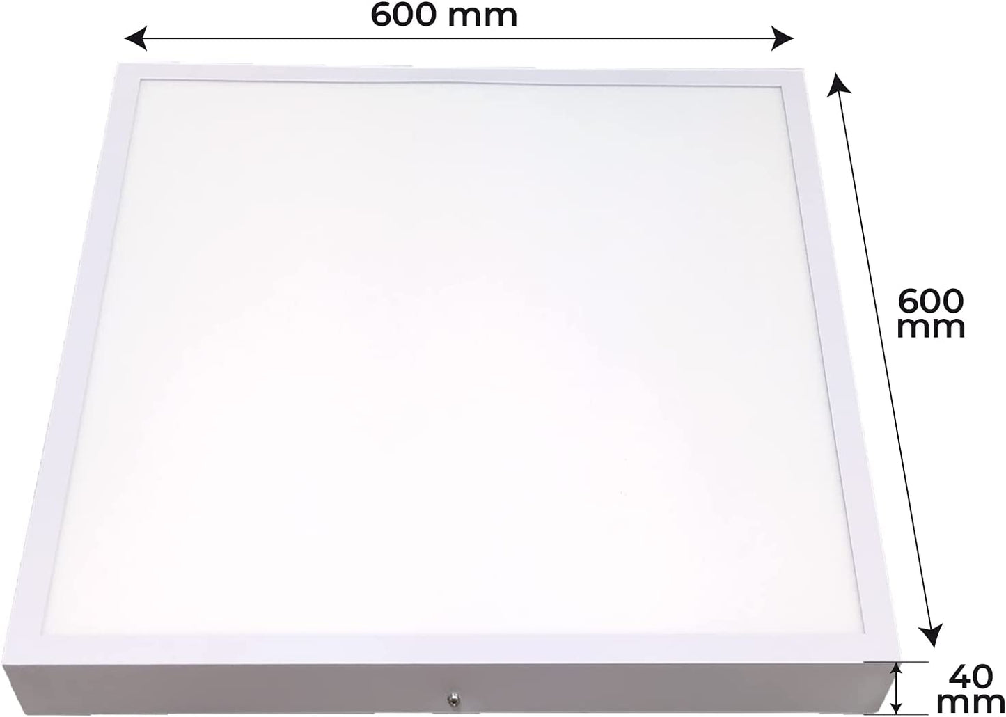 Square Overlay Ceiling Lamp 48W White