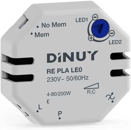 Regulador Lámpara LED DINUY 230V 12V RE PLA LE1